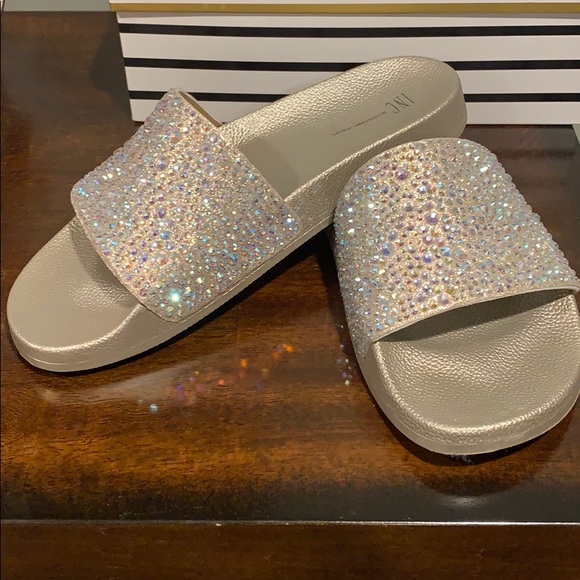INC International Concepts Shoes - NWOB INC embellished slides